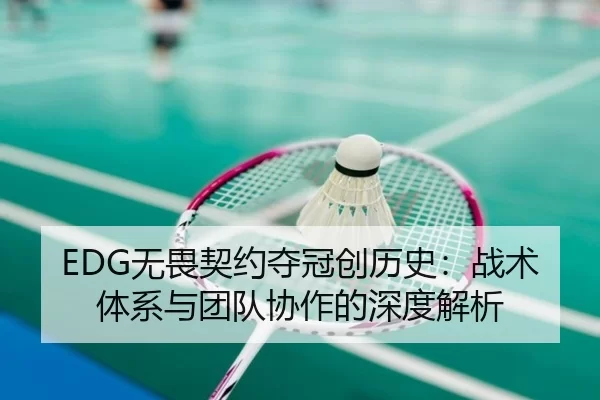 EDG无畏契约夺冠创历史：战术体系与团队协作的深度解析